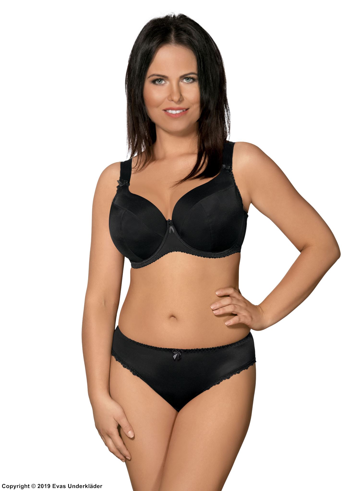 Comfortable full cup bra, high quality, B to L-cup